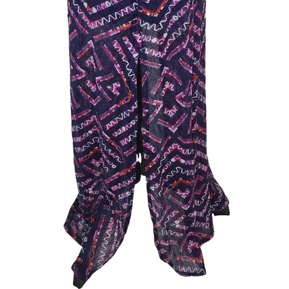 FIRE LOS ANGELES Women's Mesh Lightweight Spaghetti Strap Maxi Dress Size Small - Picture 7 of 16